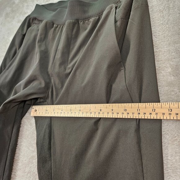 lululemon Jogger Pant Stretch Zip Pocket Green Athletic Gym Performance Mens M - Picture 10 of 16